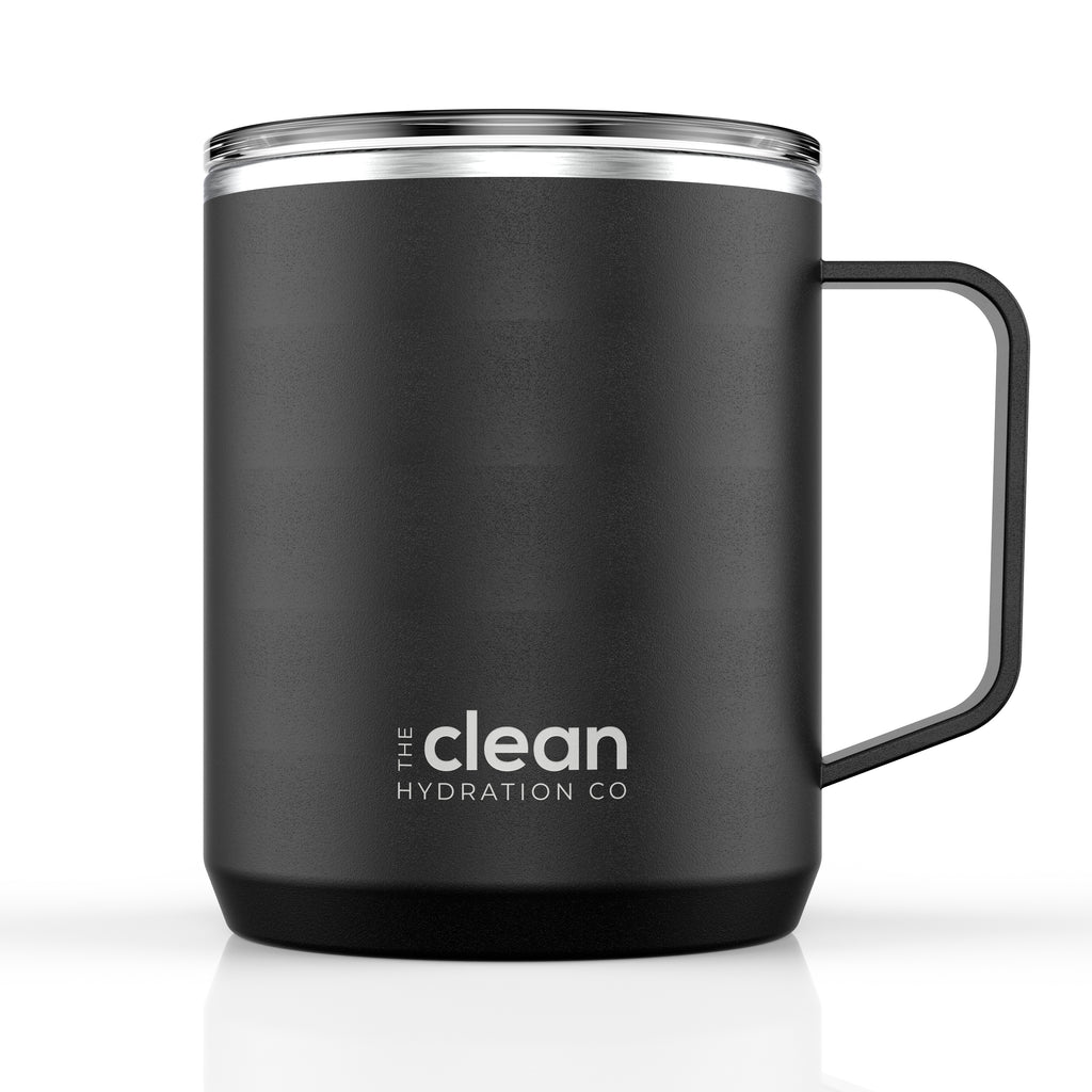 black coffee mug